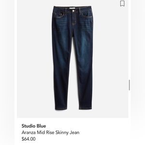 Studio Blue Midrise Skinny Jean